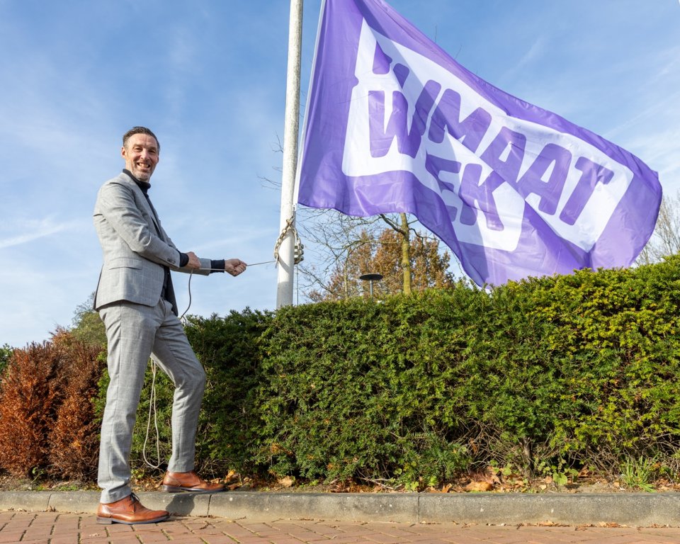 Nijkerk hijst vlag voor Nationale Klimaatweek 2025