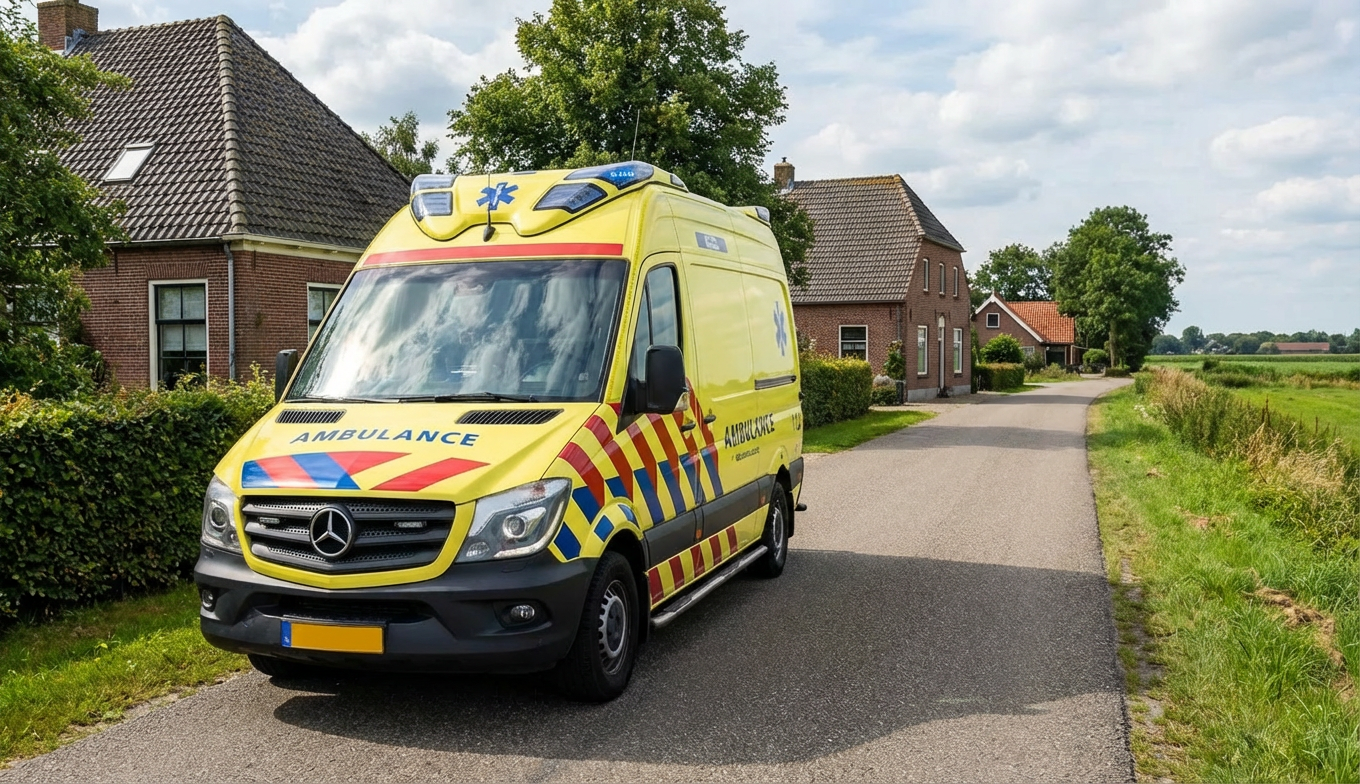 Wielrenner gewond na botsing op Larserpad in Zeewolde