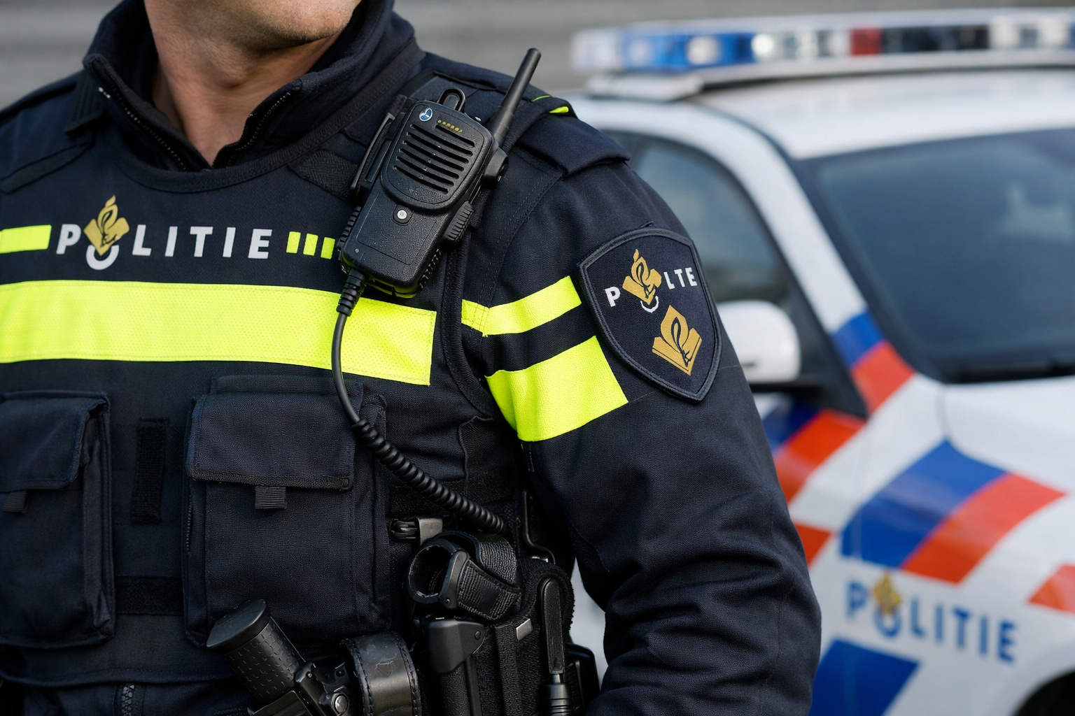 Overleden persoon gevonden naast auto in greppel bij Zeewolde