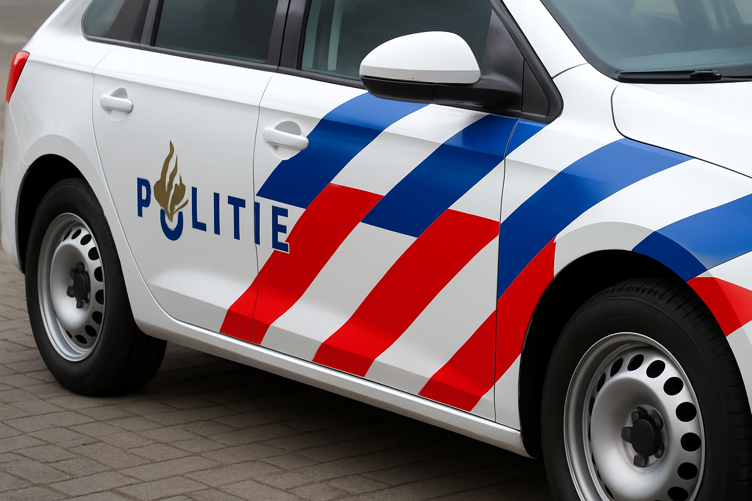 Aanrijding tussen twee voertuigen op Eperweg in Nunspeet