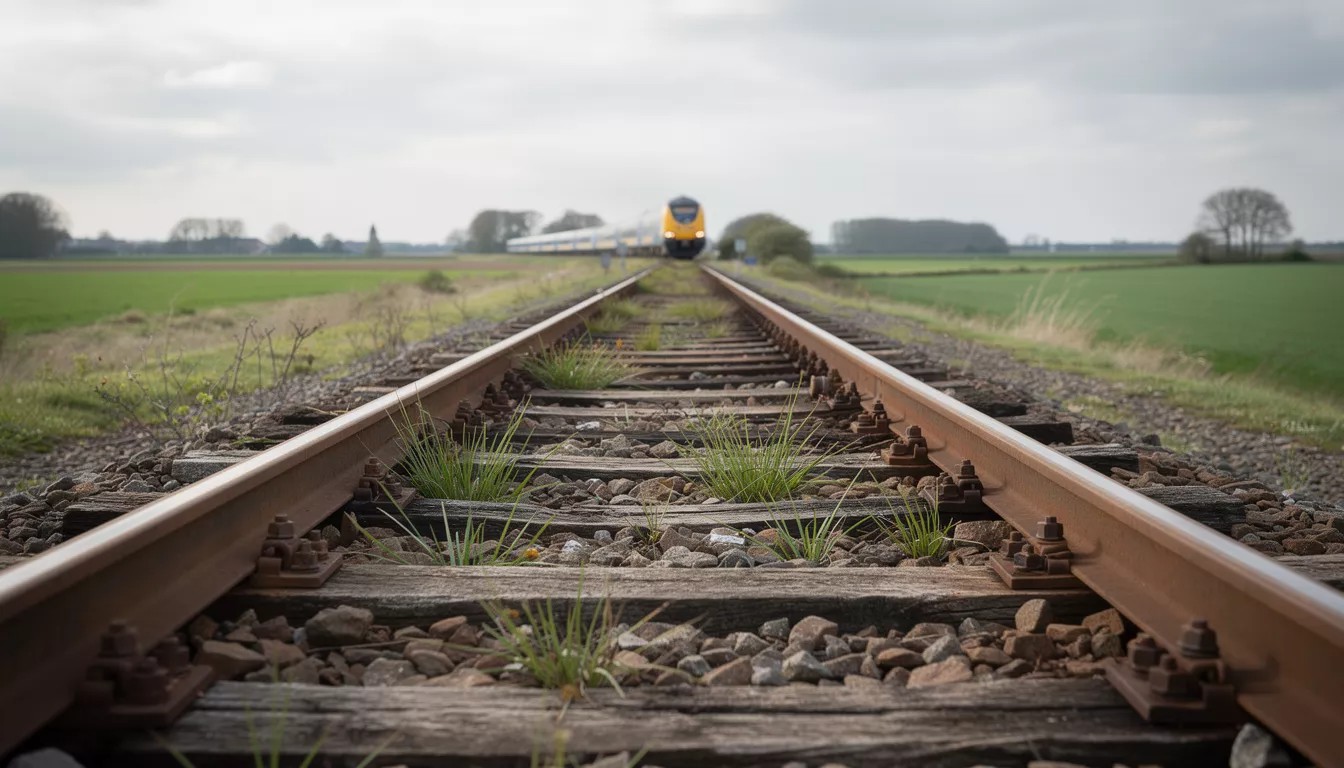 Spoorwerkzaamheden bij Julianalaan en Dokter van Dalelaan in Ermelo
