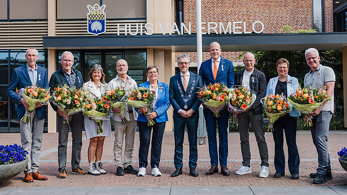 Negen inwoners Ermelo ontvangen koninklijke onderscheiding